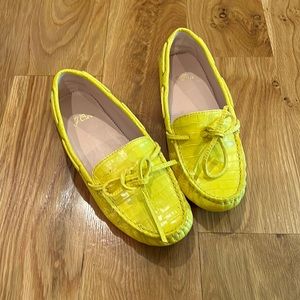 J crew driving loader yellow size 7